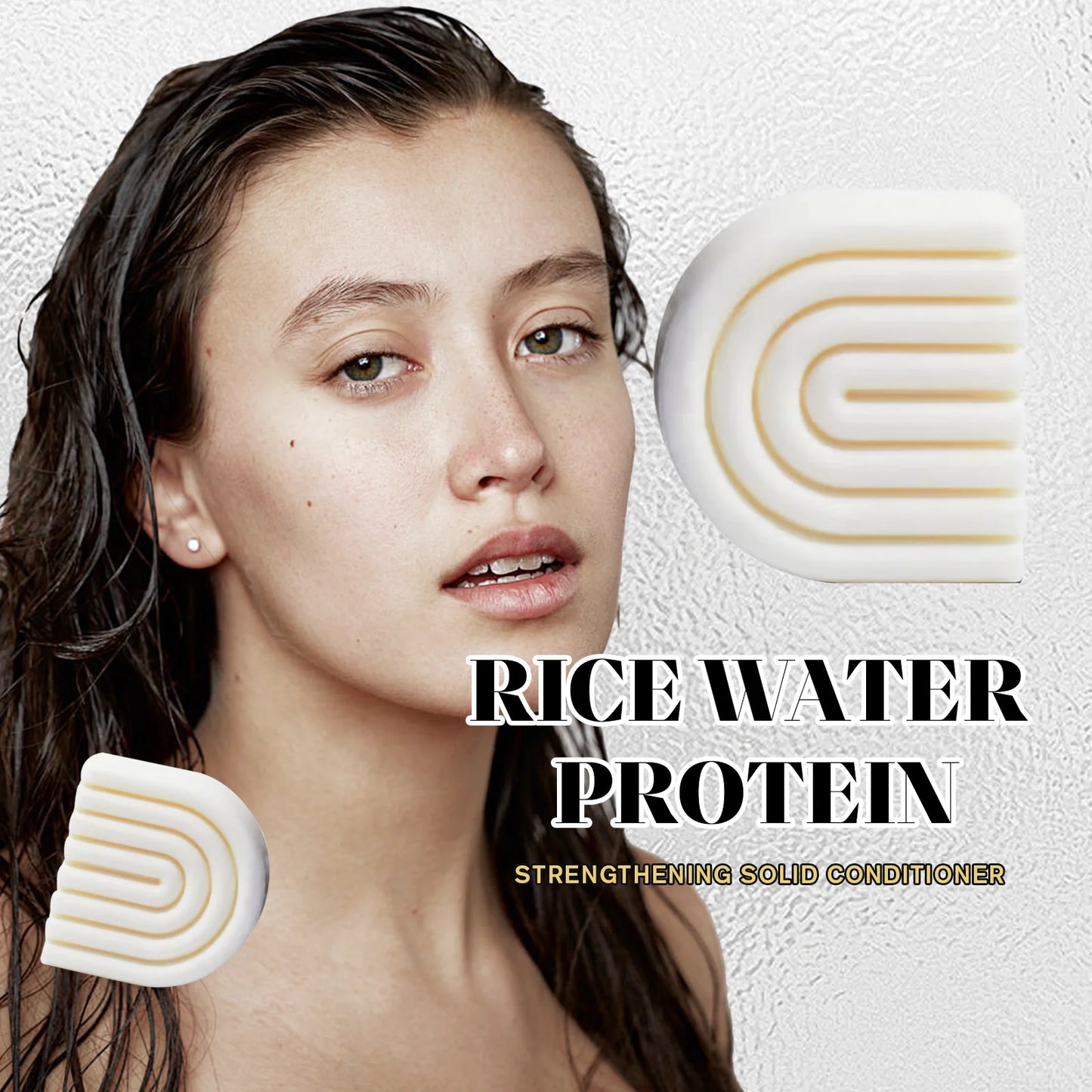 Shampooing et après-shampooing à l'eau de riz pour la croissance des cheveux