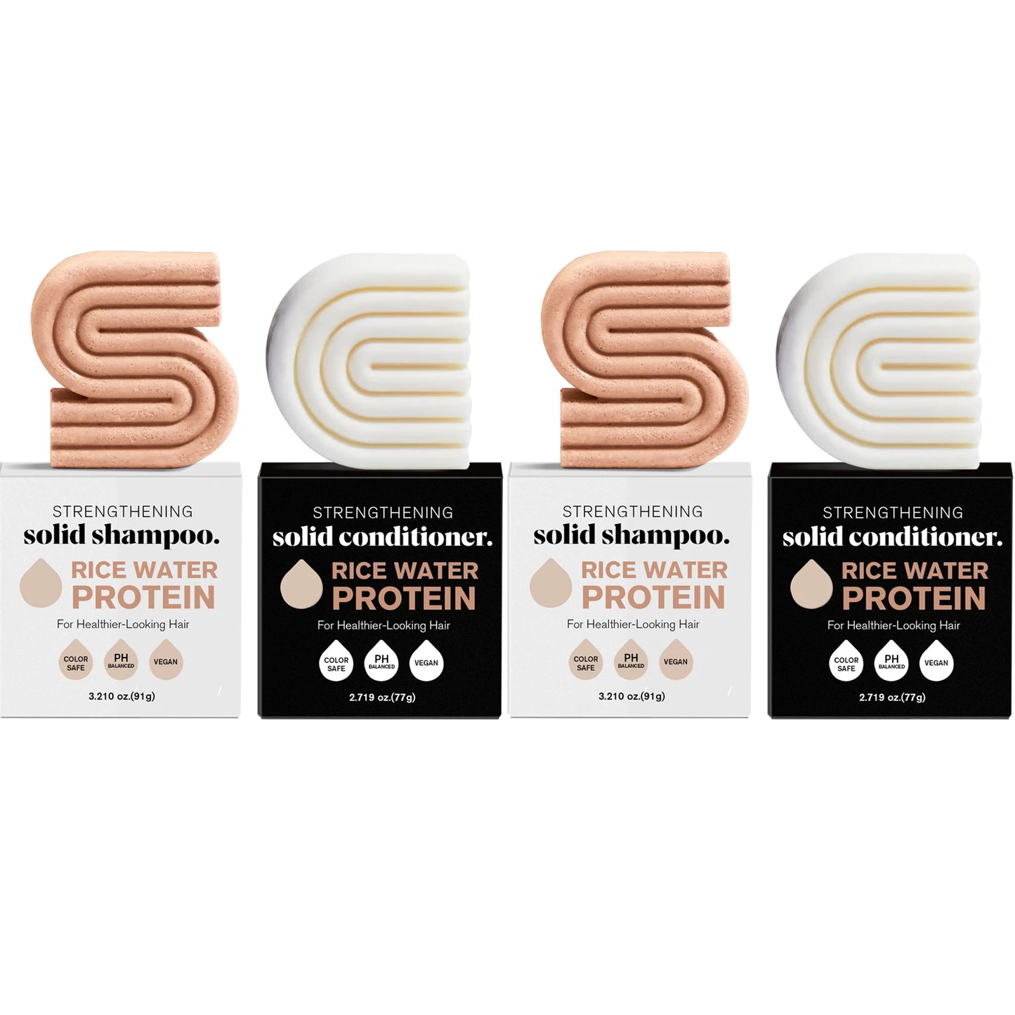 Shampooing et après-shampooing à l'eau de riz pour la croissance des cheveux