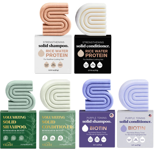 Shampooing et après-shampooing à l'eau de riz pour la croissance des cheveux