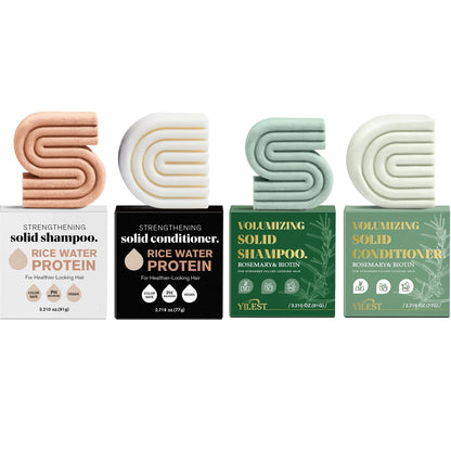 Shampooing et après-shampooing à l'eau de riz pour la croissance des cheveux